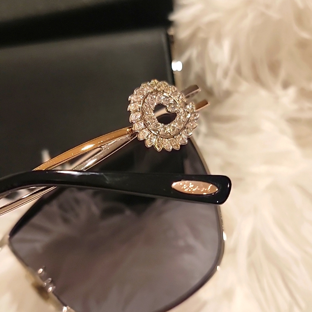 % Authentic Chopard Cateye Sunglasses - Paladium … - image 4